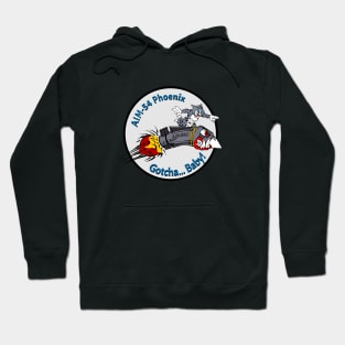 F-14 Tomcat - AIM-54 Phoenix Gotcha... Baby! Clean Style Hoodie